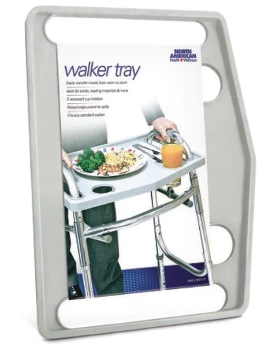 Walker Tray with Non-Slip Grip Mat - Image 2