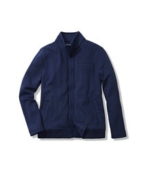 Navy Knit Fleece Long Sleeve ‘Dillon’ Jacket