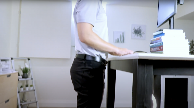 Andrew at a Standing Desk