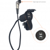Dual-port USB Charger for wheelchairs and scooters