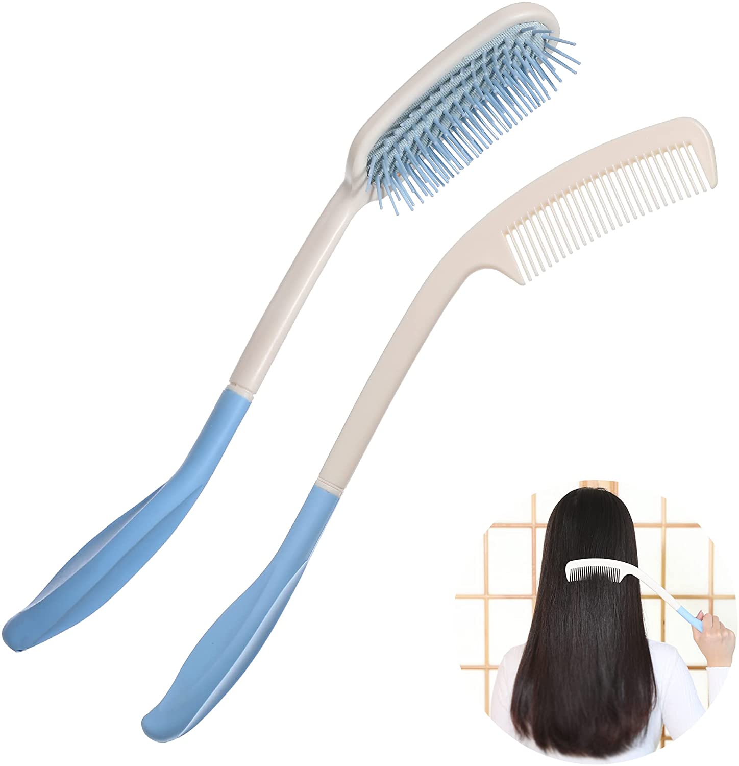 long brush and comb set